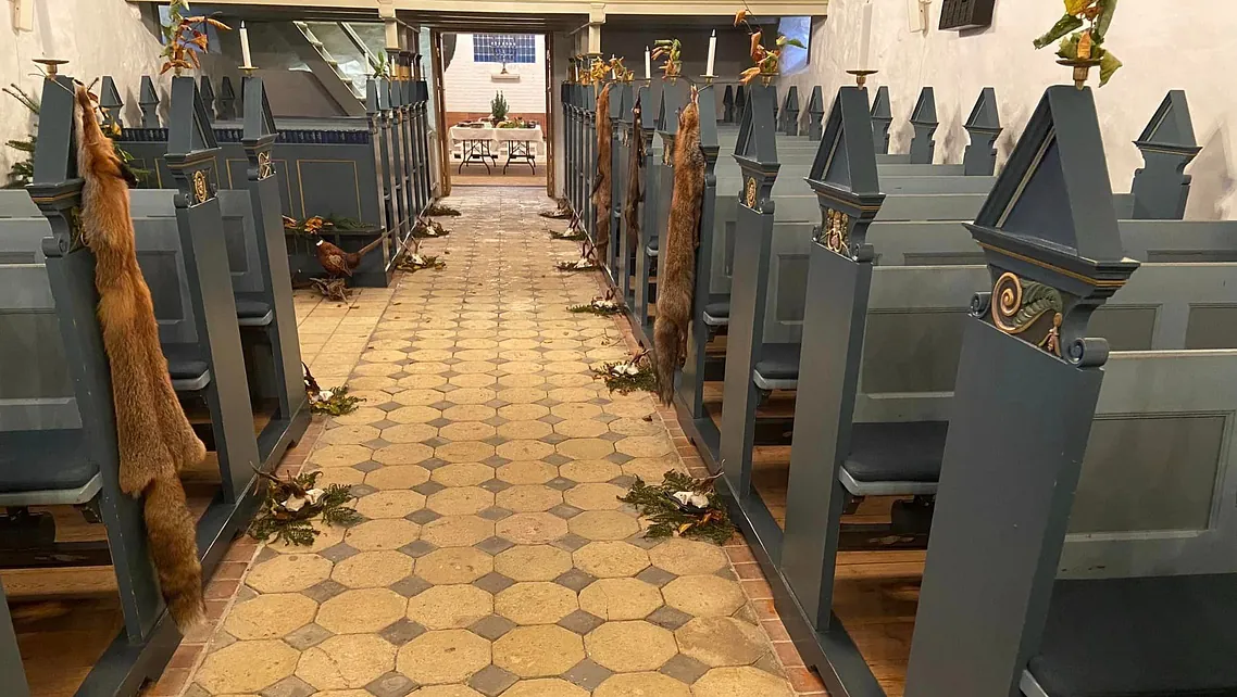 Jagt gudstjeneste i Rødding Sognekirke