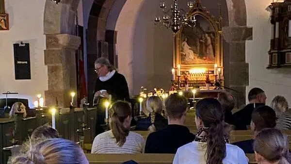 Lysgudstjeneste i Hygum Kirke